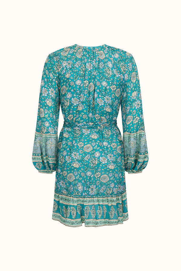 Eysian Tunic Dress in Jade - Romantiques