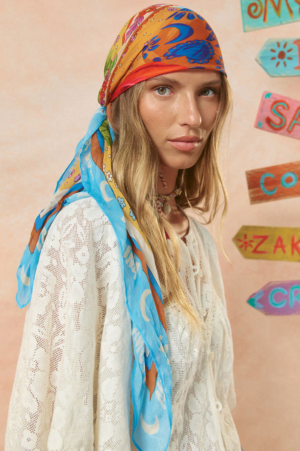 Aphrodite Scarf in Rose - Romantiques