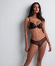 Aubade Crazy in Love Hipster Brief in Satin Brown - Romantiques