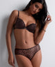 Aubade Crazy in Love Hipster Brief in Satin Brown - Romantiques