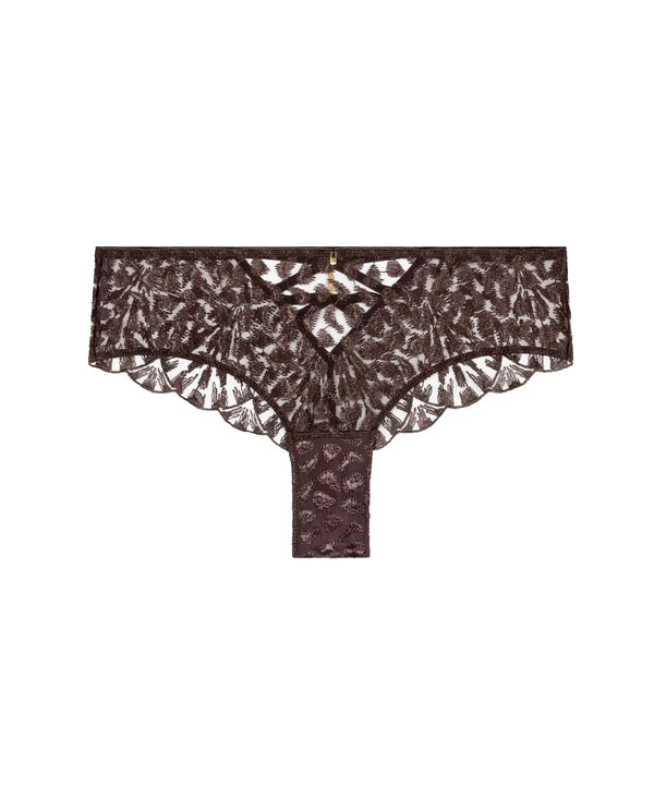 Aubade Crazy in Love Hipster Brief in Satin Brown - Romantiques