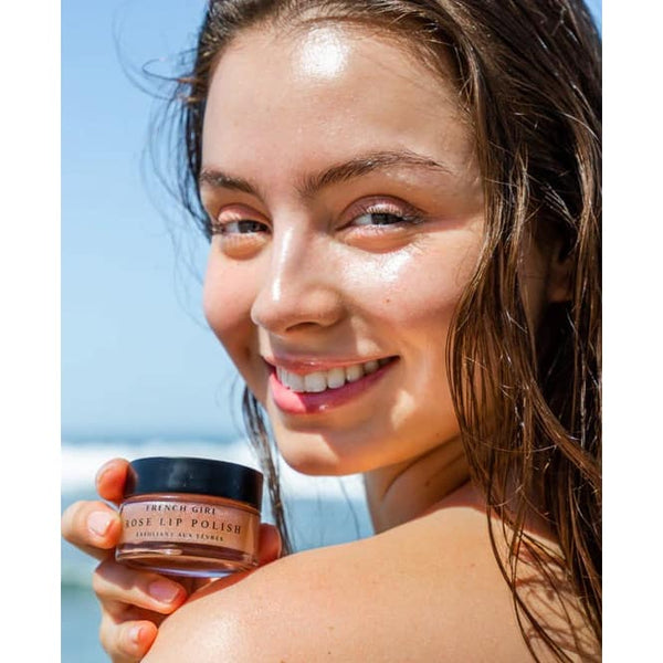 Organic Hydrating Rose Lip Polish & Scrub - 1 oz - Romantiques