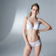 Saga Push Up Plunge Bra In White - Romantiques