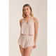 Purely Yours Cami Short Set in Champagne - Romantiques