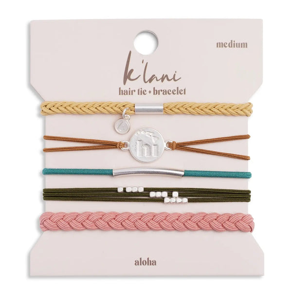 K’lani Aloha Hair Tie/Bracelet - Romantiques