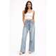 Morrison Denim Confidant Mid Rise Trouser Jean in Fade Into You - Romantiques