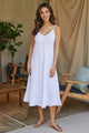 Claire Maxi Linen Slip Dress - Romantiques
