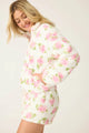 Let’s Get Cozy Floral Print Jacket - Romantiques