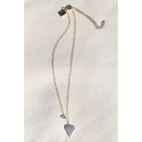 Glimmer Heart Necklace - Romantiques