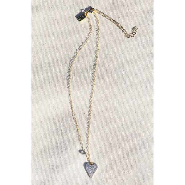 Glimmer Heart Necklace - Romantiques