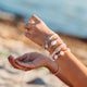 K’lani Shimmer Hair Tie/Bracelet - Romantiques