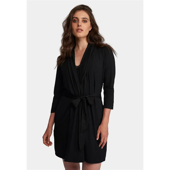 Iconic Robe in Black - Romantiques