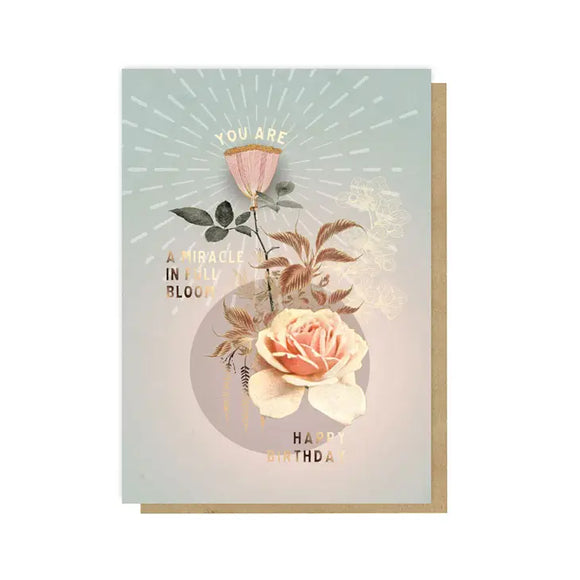 Full Bloom Birthday Card - Romantiques