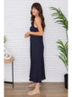 Claire Maxi Linen Slip Dress - Romantiques