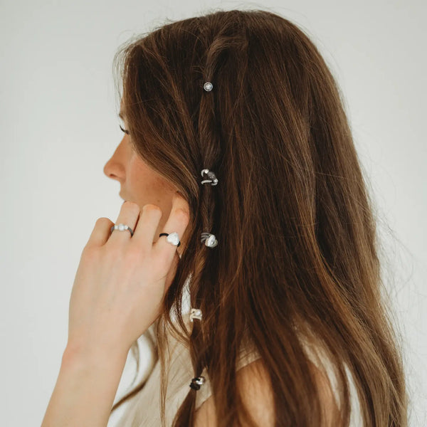 K'lani Luna Hair Tie Rings - Romantiques