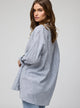 Linen Voile Favorite Shirt in Navy Stripes - Romantiques