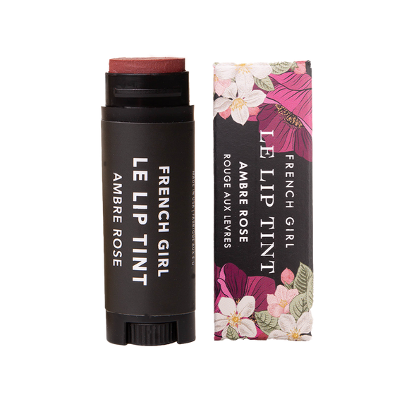 French Girl: Tinted Lip Balm in Ambre Rose - Romantiques