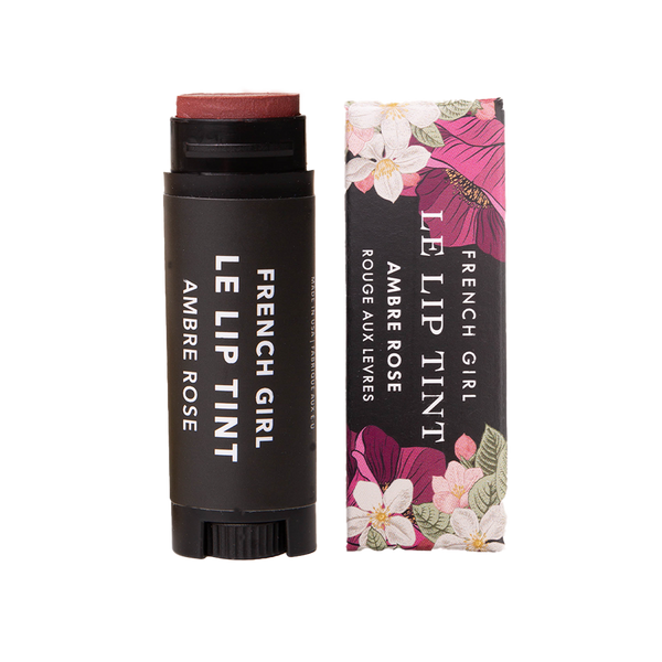 French Girl: Tinted Lip Balm in Ambre Rose - Romantiques