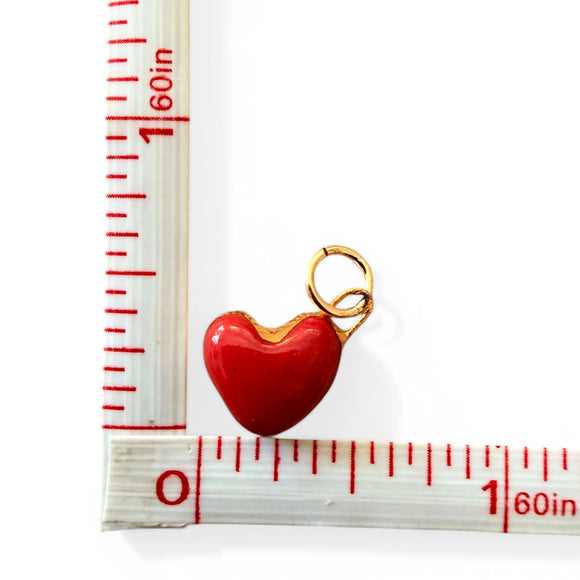 Shà Parlé Small Red Heart Charm - Romantiques