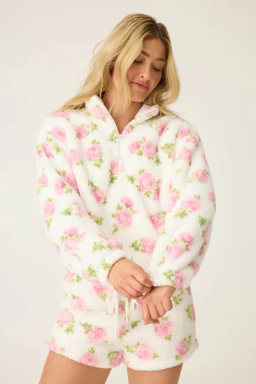 Let’s Get Cozy Floral Print Jacket - Romantiques