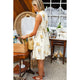 Emerson Fry Indi Tier Short Dress in Marigold Flowers - Romantiques