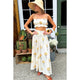 Vacation Fan Flowers Top in Marigold - Romantiques