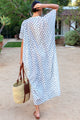 Cleo Organic Caftan in White - Romantiques