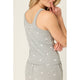 Peachy Mix Short Set in Heather Gray - Romantiques