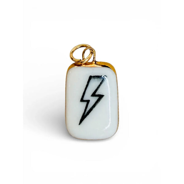 Shà Parlé Lightning Bolt Charm - Romantiques