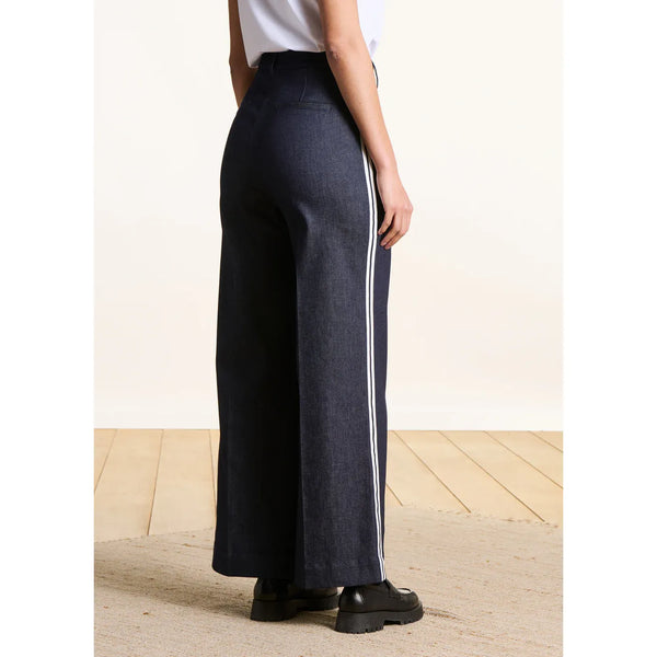 Fes Straight Raw Denim Pants in Dark Brut - Romantiques