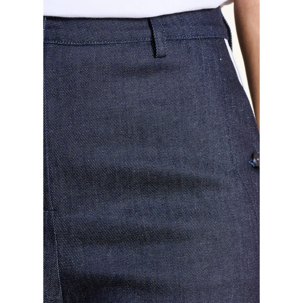 Fes Straight Raw Denim Pants in Dark Brut - Romantiques