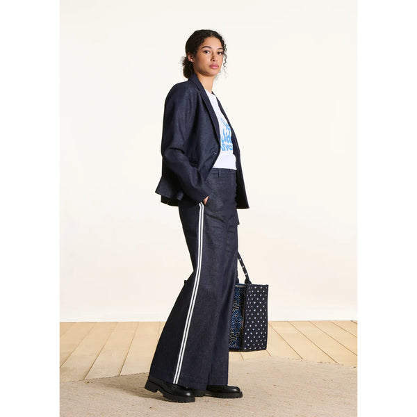 Forte Denim Tailored Jacket in Dark Brut - Romantiques