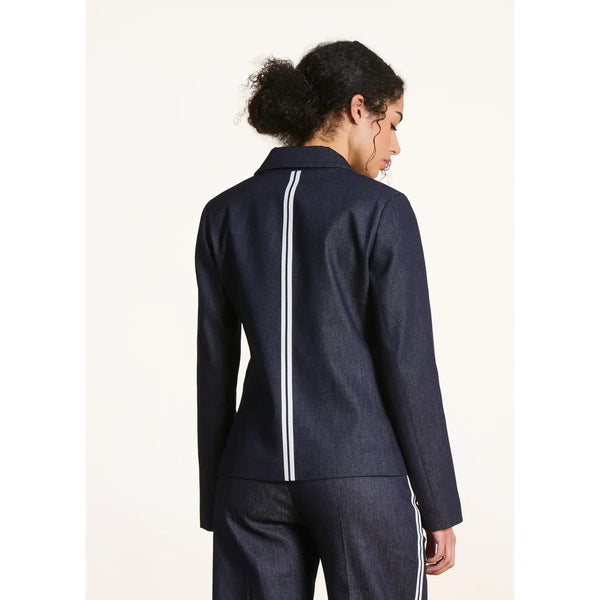 Forte Denim Tailored Jacket in Dark Brut - Romantiques