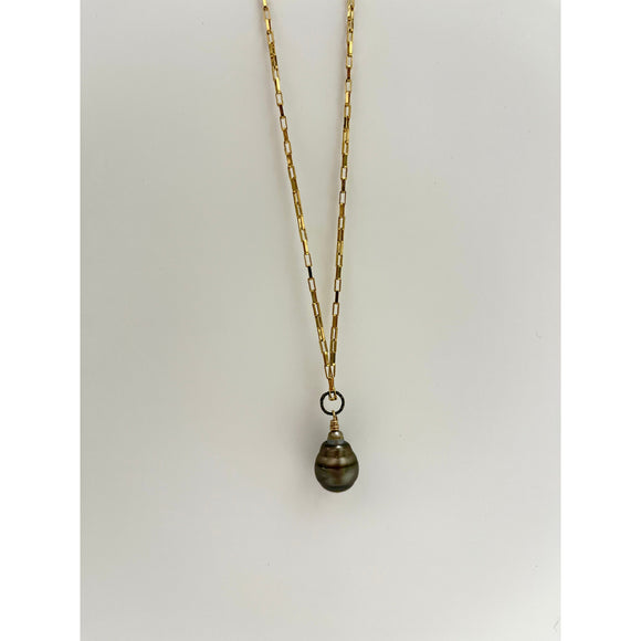 Luxe Tahitian Chain Necklace - Romantiques