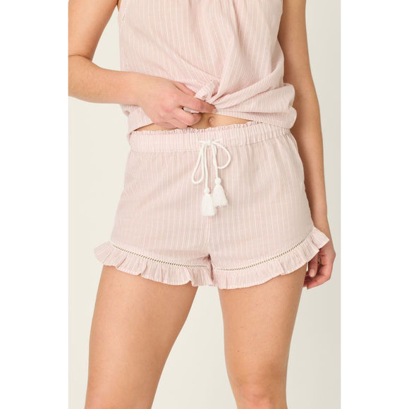 On Cloud Nine Short in Silver Rose - Romantiques
