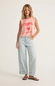 Tropic La Mer Tank in Cheeky Pink - Romantiques