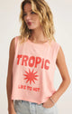 Tropic La Mer Tank in Cheeky Pink - Romantiques