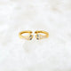 Snake Charmer Huggies in 14k Gold Vermeil - Romantiques