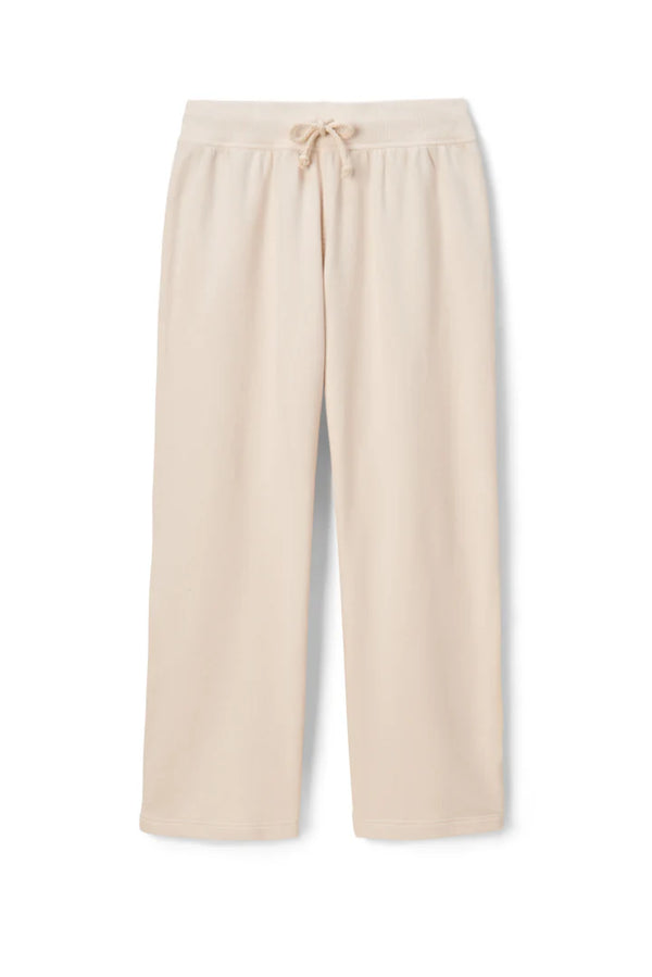 Jamaica Beach Fleece Straight Leg Sweat Pant in Sugar - Romantiques