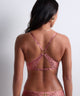 Crazy in Love Triangle Bralette in Warm Pink - Romantiques