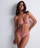 Crazy in Love Triangle Bralette in Warm Pink - Romantiques