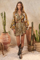 Lovers & Dreamers Short Robe in Gold - Romantiques