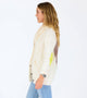 Shawl Collar Helen Imperfect Heart Cardigan in Natural - Romantiques