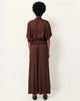 Alfassa Tie Shirt in Moka - Romantiques
