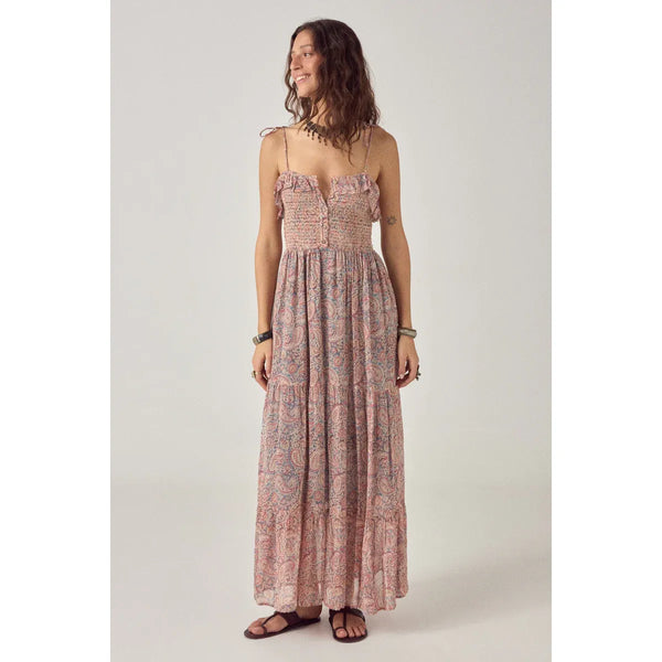 Julie Paisley Maxi  Dress in Wild Dust - Romantiques