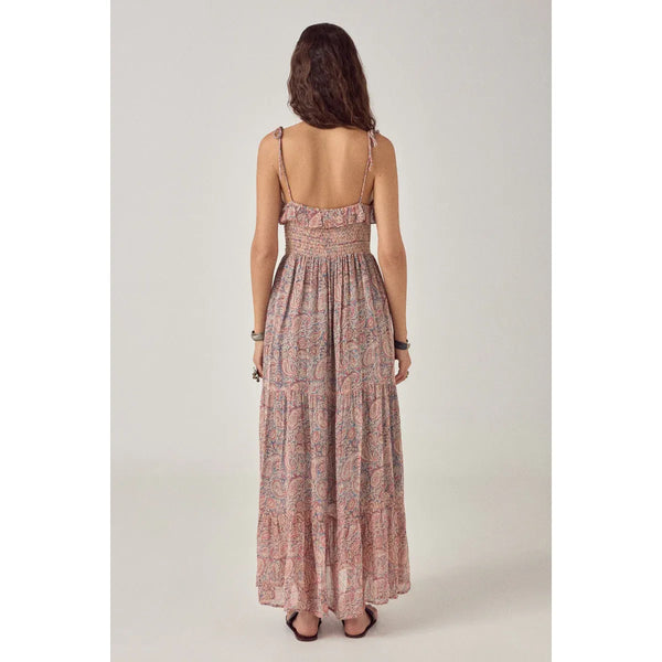 Julie Paisley Maxi  Dress in Wild Dust - Romantiques