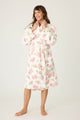Let’s get Cozy Floral Print Robe - Romantiques