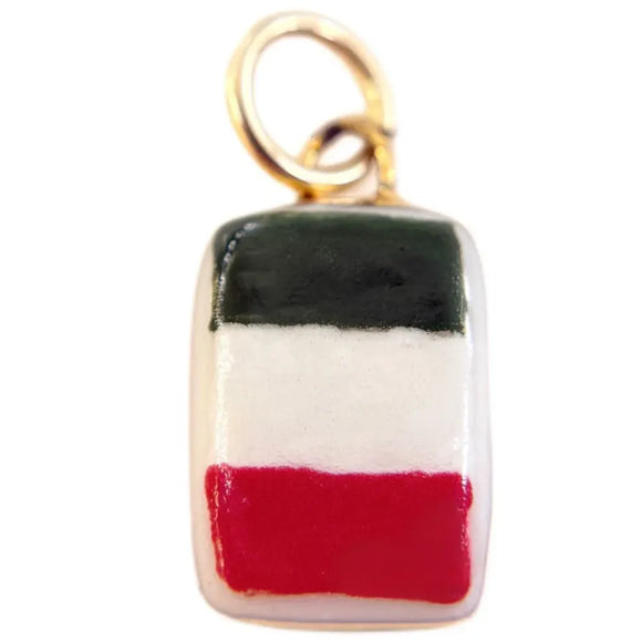 Shà Parlé Italian Flag Charm - Romantiques
