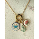 Shà Parlé Paperclip Chain With Charm Holder 15"-17" - Romantiques