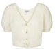 Harper Mohair Cardigan in Soft White - Romantiques